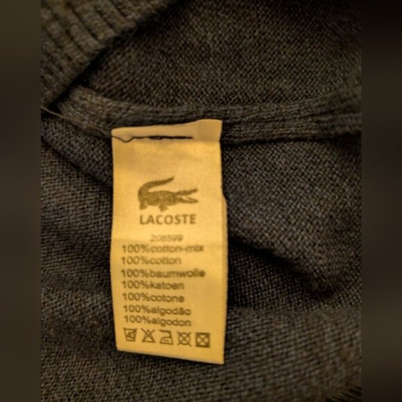 Lacoste Men's Dark Blue Turtleneck Sweater Normcore - Picture 6 of 6